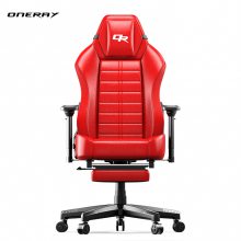 品牌电竞椅推荐 Oneray 万博瑞D0950 电竞椅网吧椅可旋转升降可躺 红色