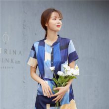羅麥妮重磅桑蚕丝连衣裙夏季气质真丝长裙 工厂尾货杂款打包走份