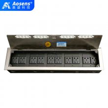 Aosens奥盛 AS-DK-520P-CX 开启式地插 信息插 电源插座 空架