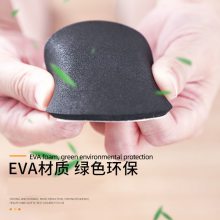 环保EVA材料餐桌椅茶几床沙发固定防滑垫 单面胶***自粘黑色圆形可定制模切成型加工厂创新高轻胶东莞