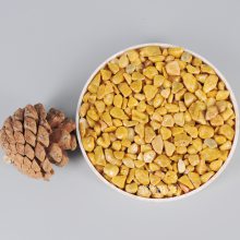 宣城米黄色石子 3-5毫米天然露骨料 地坪水洗石洗米石子厂