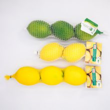 生物可降解PBAT柠檬包装网兜 果蔬洞洞网袋 美国ASTM D6400标准