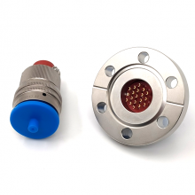 航联 CF25法兰 19芯 玻璃烧结 密封连接器 插座