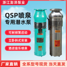 QS充水式潜水泵QSP喷泉专用泵住宅小区QSP65-13-4
