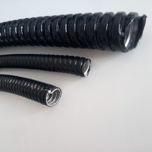 现货出售镀锌包塑蛇皮软管 1寸阻燃PVC披覆金属软管 价格优惠