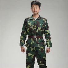 贵阳大学军训服装现货定制服装厂重庆海洋蓝色全棉T恤套装