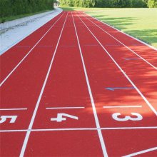 学校用透气型复合型全塑型塑胶跑道 生产销售 名岳专业定制全国施工