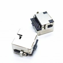 RJ45全包网络网口 沉板3.0 带灯 左黄右绿 90度插板DIP HUB 11.2H