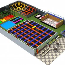 大型室内儿童乐园蹦床公园儿童乐园生产厂淘气堡定制
