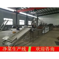 全自动净菜生产线-果蔬加工机器厂家