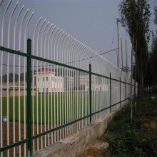 组装式围墙栏杆 小区墙体锌钢护栏 学校外墙防爬栏杆