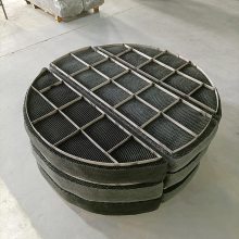 不锈钢丝网除沫器 金属去除雾沫装置 气液分离网
