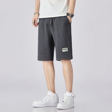 夏季五分褲針織棉短褲男青年寬松大碼男士運(yùn)動(dòng)休閑褲