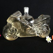 摩托车造型玻璃酒瓶创意白酒瓶哈雷摩托车造型工艺酒瓶吹制玻璃白酒瓶