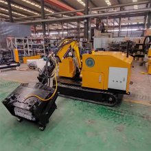 混凝土凿毛机履带式液压铣刨凿毛机气动加强型凿毛设备