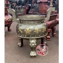 寺庙香炉直径0.6米0.8米公墓香炉佛堂供佛香炉