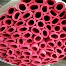 高密度红蓝橡塑管 开口式彩色空调橡塑保温管 nbr发泡橡塑管壳
