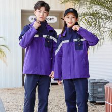 毕节校服厂来样定做设计稿定做职高珠地棉海军校服贵阳订制校服