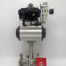 气动低温球阀DQ641F-16P/25P/40P加长杆液氮液氧不锈钢法兰球阀门