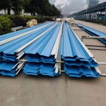 西安蓝色彩钢价格 集装房用彩钢 840型 900型彩钢瓦 0.6mm彩钢一米多钱