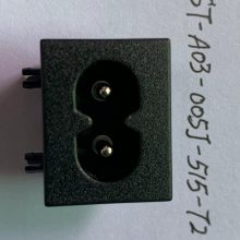 IEC C8八字形插座之ST-A03-005J-515用于PCB印制电路板