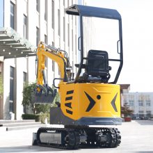 新农村改造18型挖掘机巷道施工挖旱厕小型挖土机果园大棚微挖机