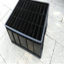 加厚防静电零件盒塑料胶周转箱电子元件盒黑色托盘物料盒