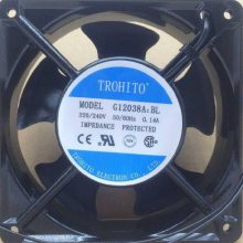 TROHITO G12038A2SL G12038A2BL 220/240V 0.14A 12038机柜冷却风扇