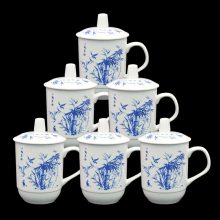 供应会议礼品茶杯景德镇出售，周年纪念茶杯，定做活动礼品陶瓷茶杯