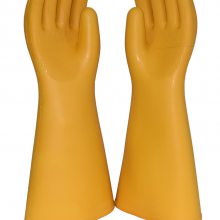 双安35kv绝缘手套用于电工作业，具有保护手或人体五指手套