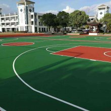 来宾操场地坪漆施工工艺 赛艺体育场地篮球施工