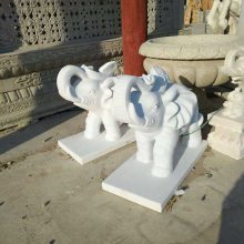 石雕石头***大象 大象雕塑 石刻像定制