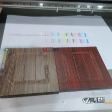私人定制有机板3D图案UV打印机蜂窝板木纹彩绘机