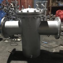 SBL-10P 快开式液体过滤器蒸汽过滤器 DN350 不锈钢直通篮式过滤器SBL-10P 油水过滤器液体过滤器