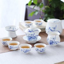 景德镇功夫茶具套装 家用陶瓷茶盘 茶壶