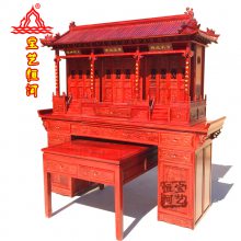 华光大帝神龛屋顶三室宫殿佛龛佛堂供台 艺恒河供应