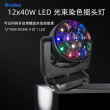 12*40W LED摇头染色灯