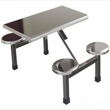 不锈钢餐桌架子 康胜210或301佛山不锈钢食堂餐桌椅