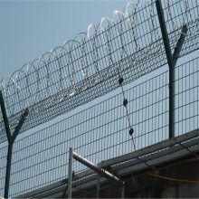 九江市围墙防盗防爬刺带刺铁丝网围栏 星子县围墙铁蒺藜室外家用刀片刺绳护栏网