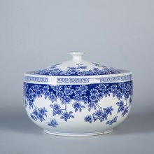 景德镇青花陶瓷储物罐 密封米酒坛子猪油罐 家用厨房容器茶叶罐