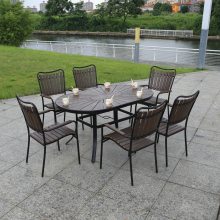 江苏庭院桌椅 舒纳和户外家具定制 庭院阳台休闲家具