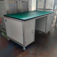 防静电工作台 车间流水线操作台 ?铝型材带灯带抽屉 按需定制