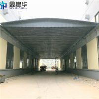 苏州昆山户外活动储蓄仓库棚的设计施工团队 悬空式伸缩雨棚布电动轨道