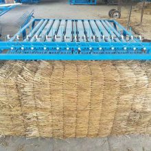 富泰定制多针电动草帘机 自动切边麦草编织机 温室大棚草毡子机械