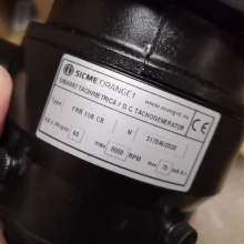 MAGNETIC MOTORS srl ٻ TACHOGENERATOR FRB11/6 CB