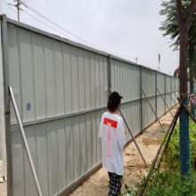 钢架高层围挡 洛阳洛宁施工场所围挡 九星现场搭设围挡