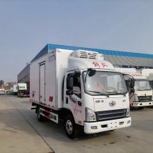 国六解放虎VN云内150马力冷藏车 4.2米厢式保温车 保鲜冷冻车