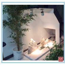 雪浪石切片造景案例-庭院摆景石雪浪石-东莞雪浪石组合出售