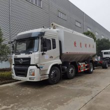 东风畅行D3V小三轴30方散装饲料车 36方饲料运输车