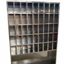 车间不锈钢柜定制 实验室试剂柜 化学品存放柜 玻璃器皿放置架